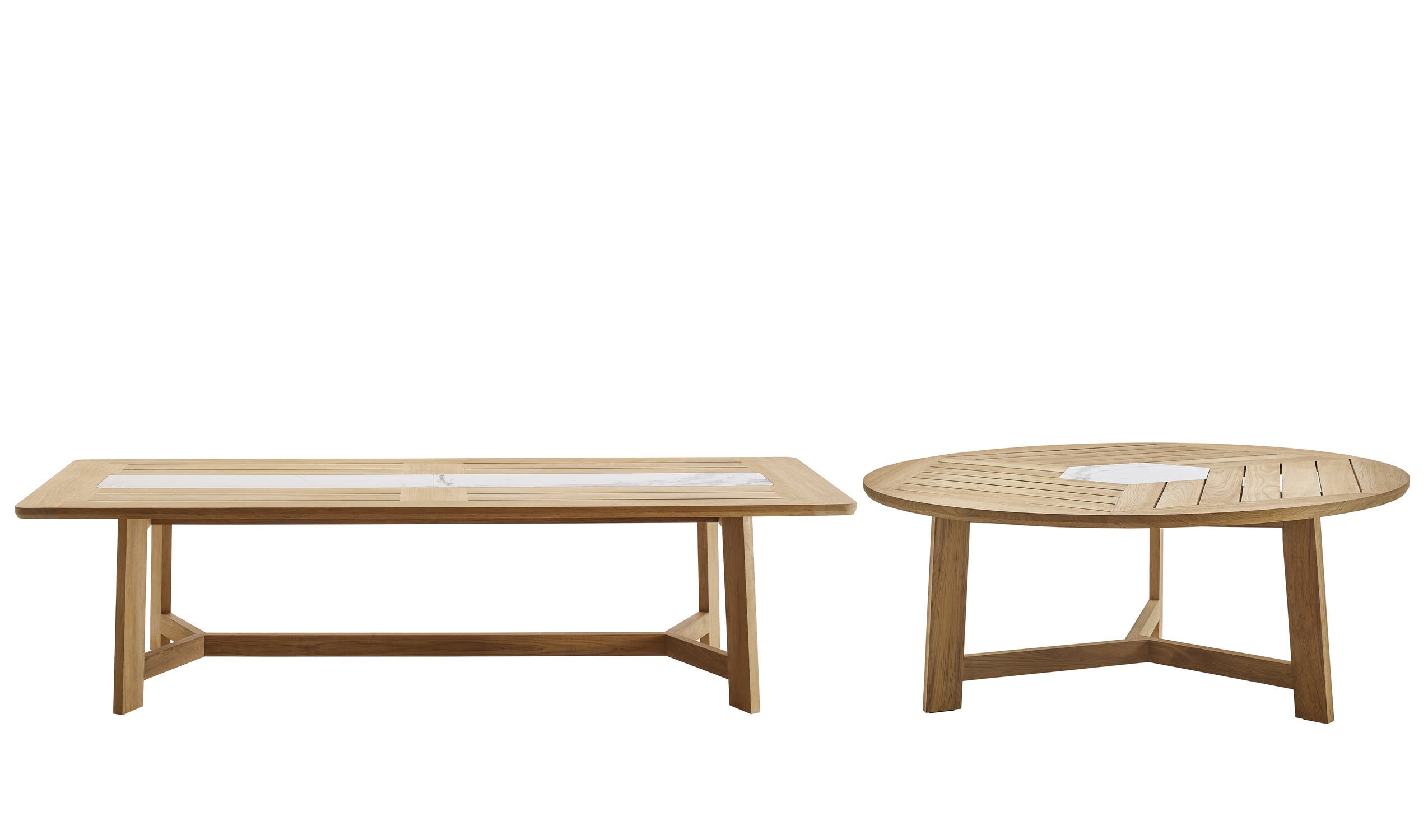 Tavoli da esterno da giardino moderni di design  - Ginestra Tavoli