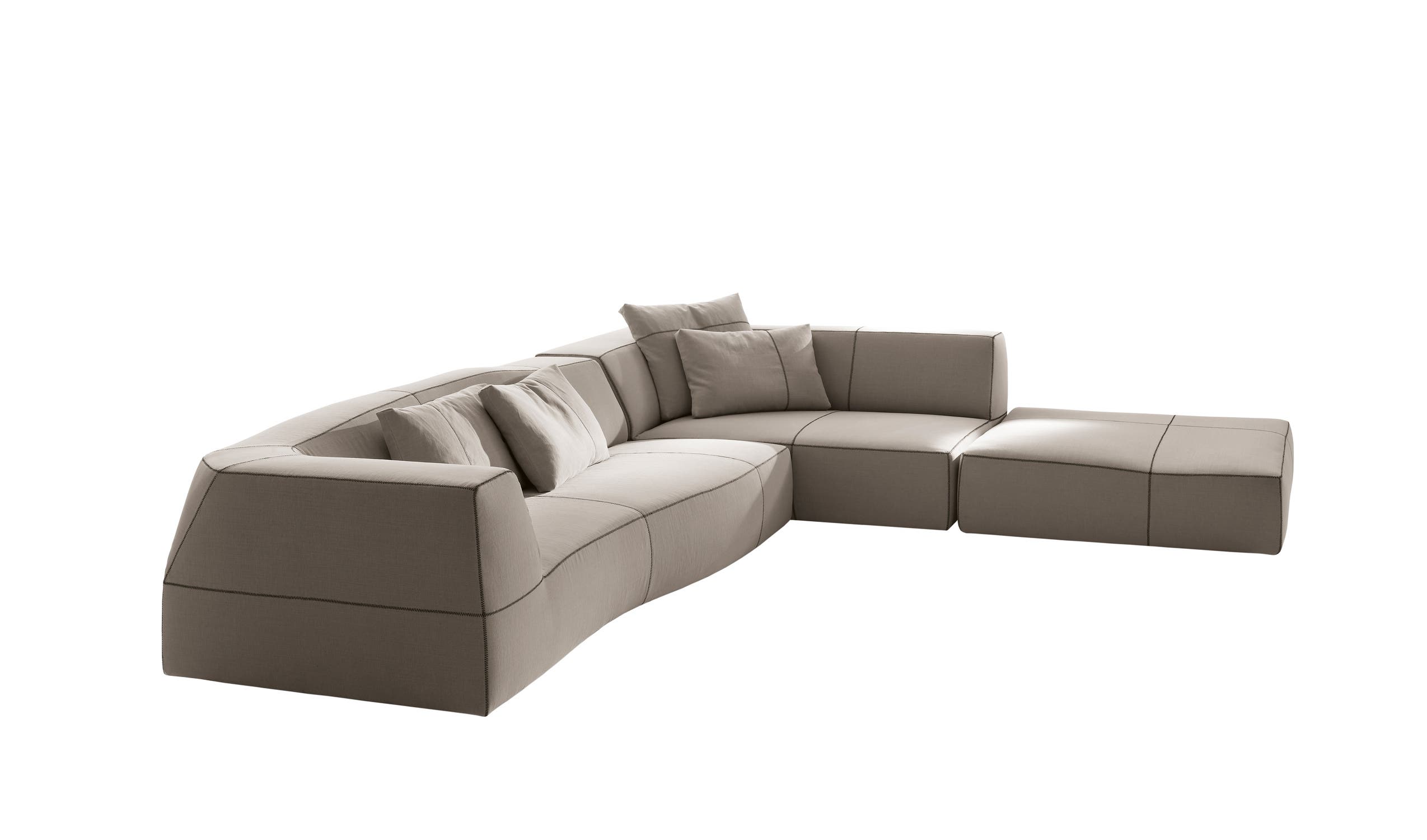 Doorweekt optioneel uniek Bend-Sofa sofa - B&B Italia