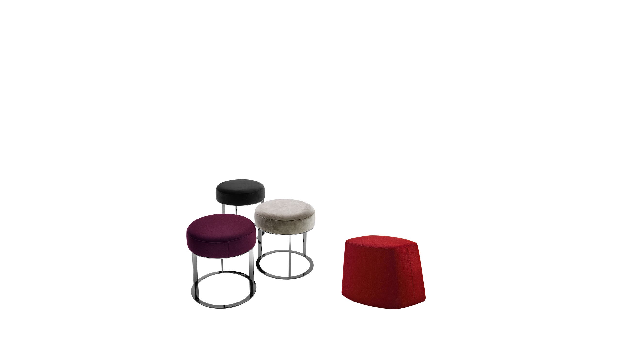 Designer Italian modern ottomans - Frank Ottomans