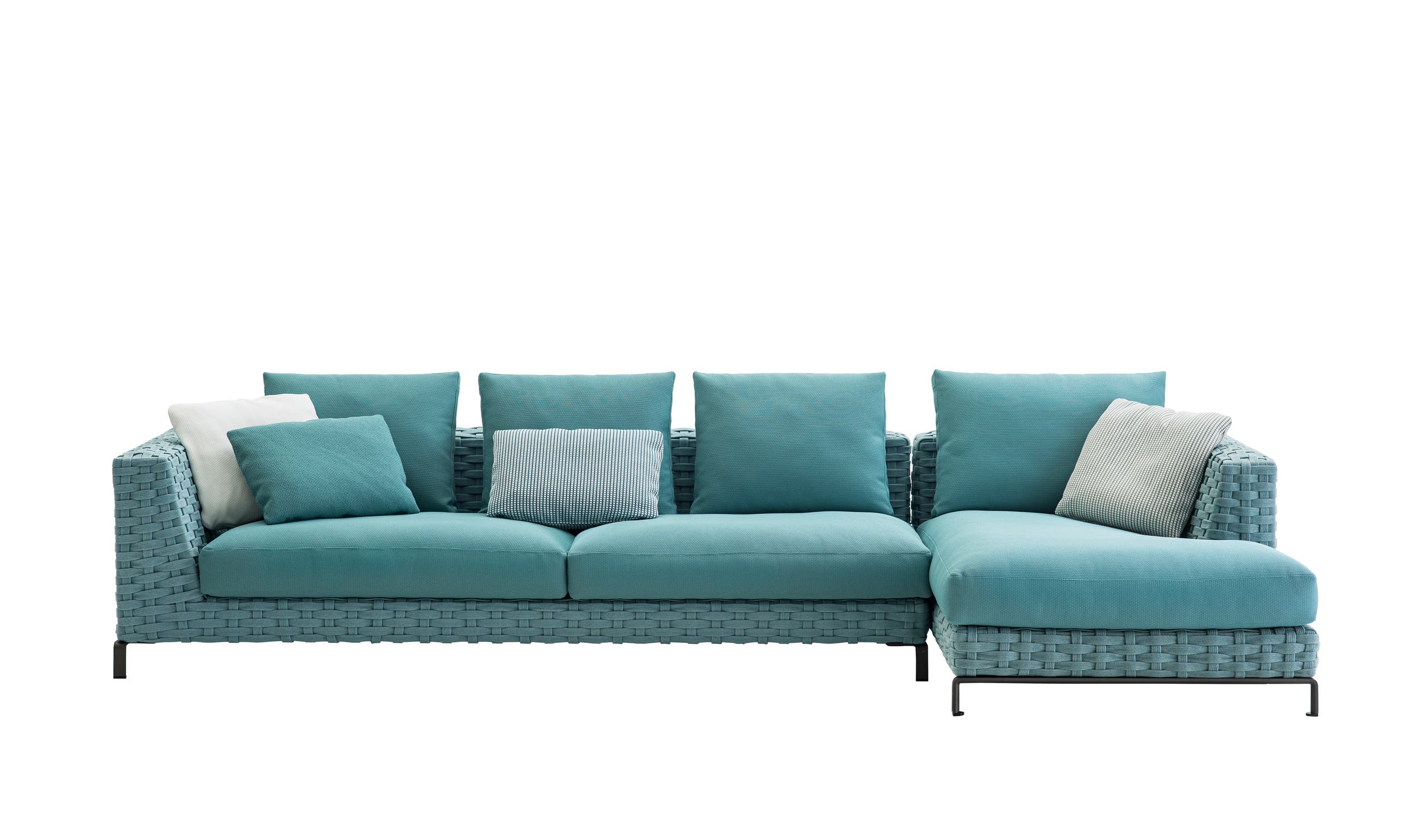 Modern designer italian sofas - Ray Outdoor Fabric Sofas
