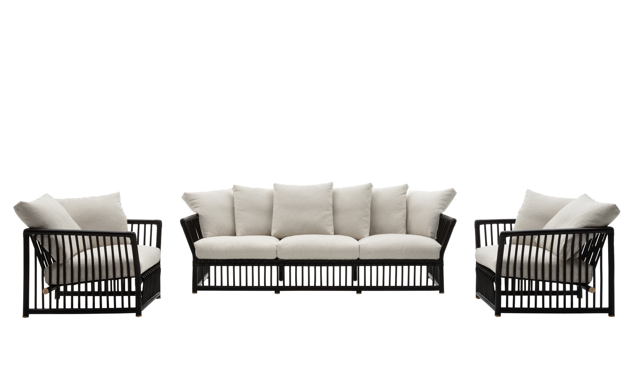 White patio sales sofa