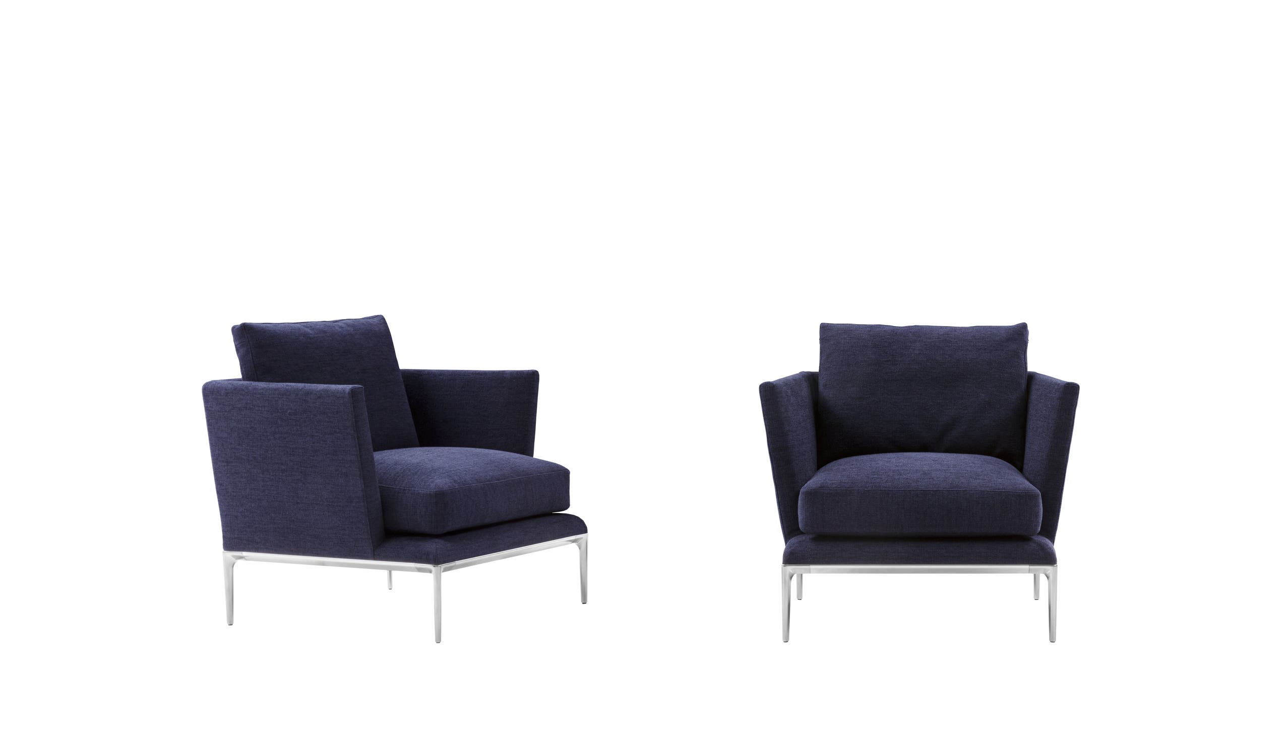 Italian designer modern armchairs - B&B Atoll Armchairs 1