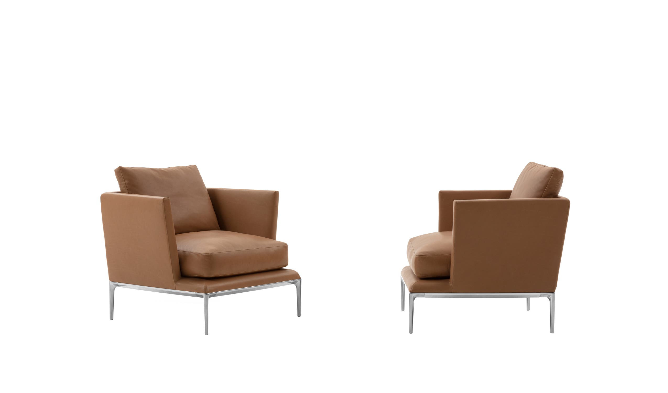 Italian designer modern armchairs - B&B Atoll Armchairs 2