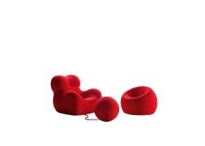 Italian designer modern armchairs - Up Junior Armchairs