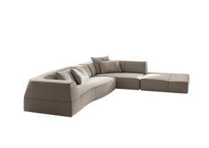 Modern designer italian sofas - Bend-Sofa Sofas
